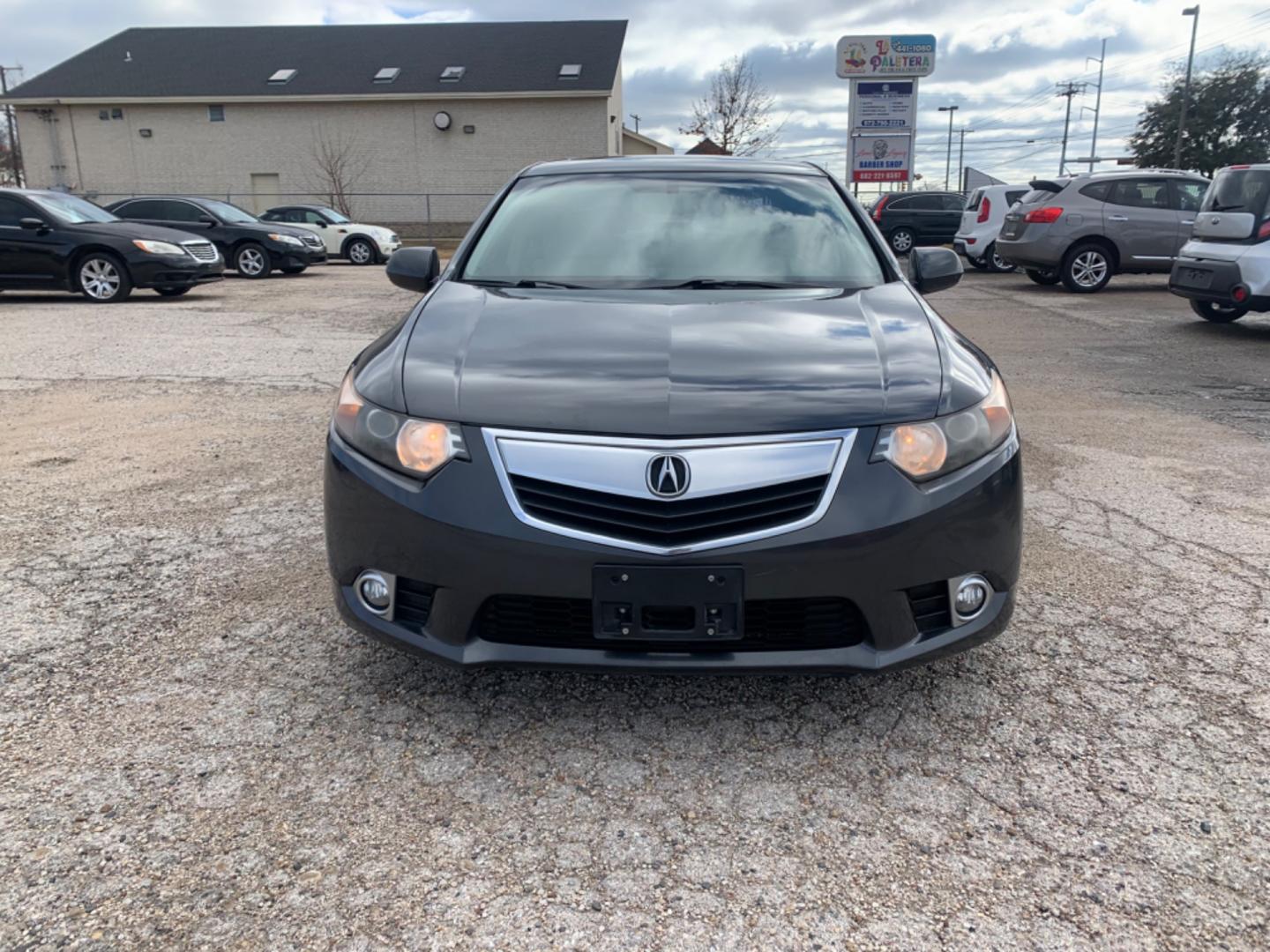 2012 Gray /Tan Acura TSX (JH4CU2F6XCC) with an 4 Cylinders 2.4L FI DOHC VTEC 146 CID engine, AUTOMATIC transmission, located at 1830 North Belt Line Road, Irving, TX, 75061, (469) 524-0199, 32.834373, -96.993584 - Photo#1